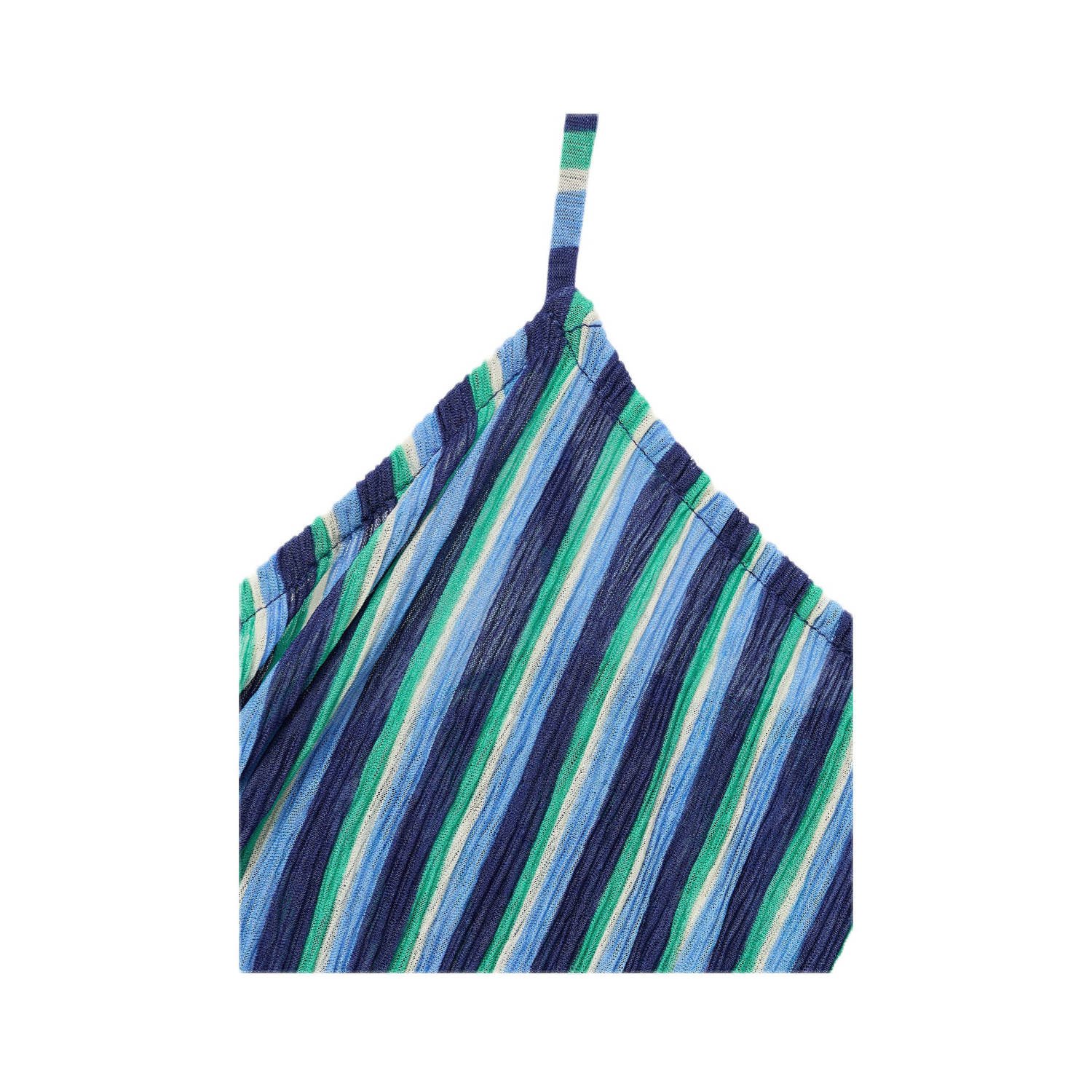 Mango zomerjurk blauw
