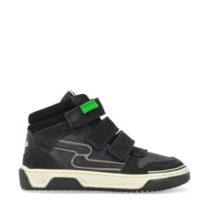 leren sneakers donkerblauw