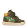Develab suède sneakers bruin/groen