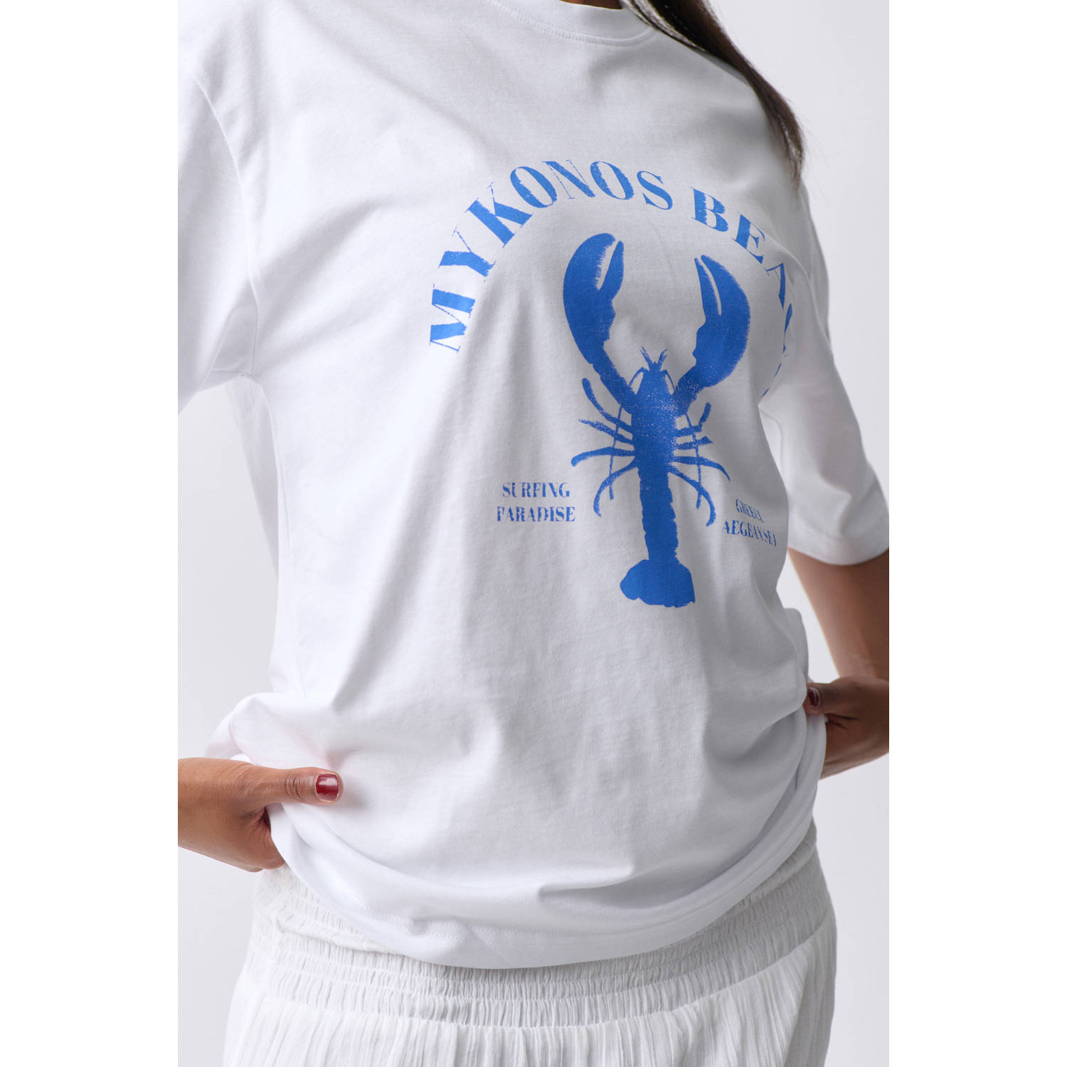 Gina Tricot T-shirt wit