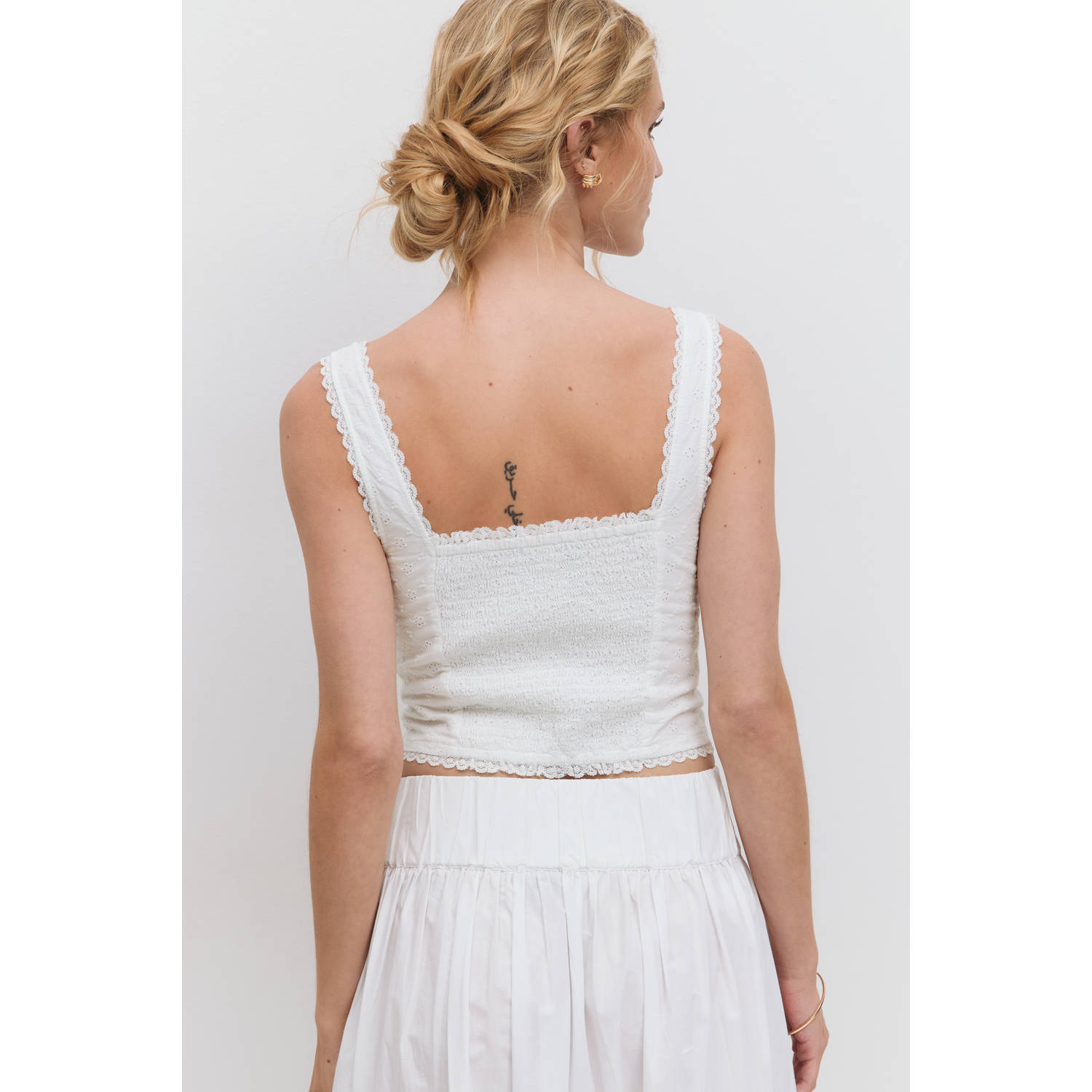 Gina Tricot top wit
