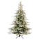 Everlands verlichte besneeuwde kerstboom Grandis