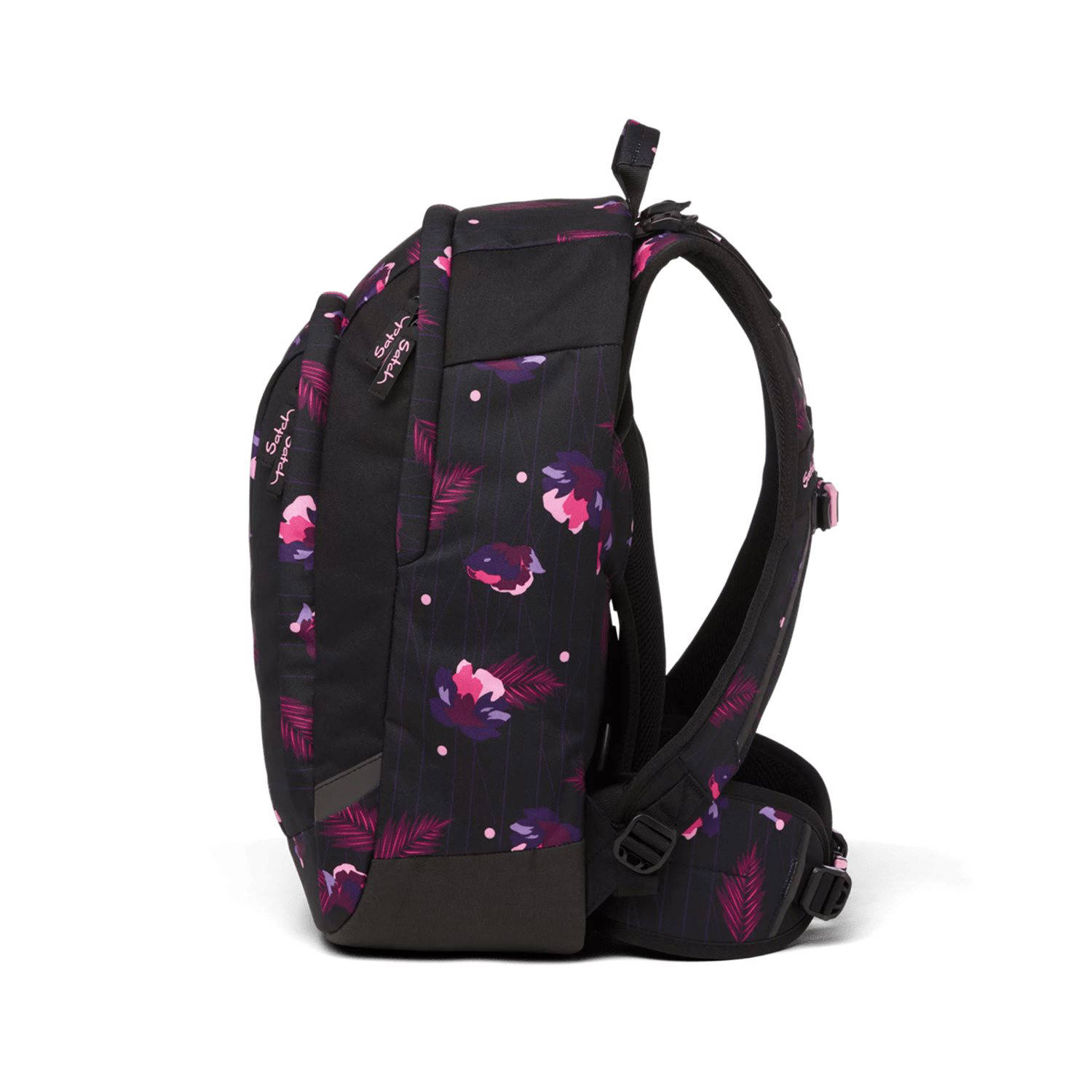 Satch rugzak Air School zwart roze