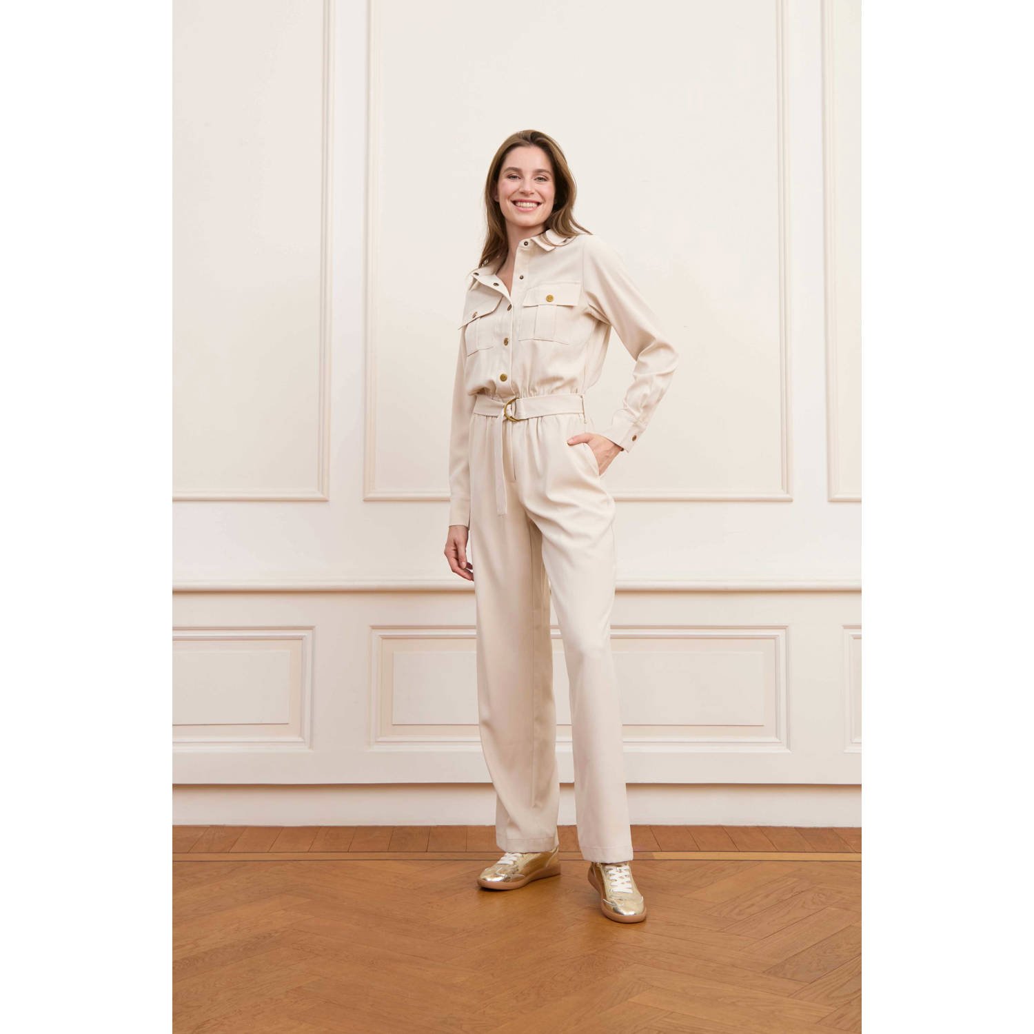 Lofty Manner ecru jumpsuit