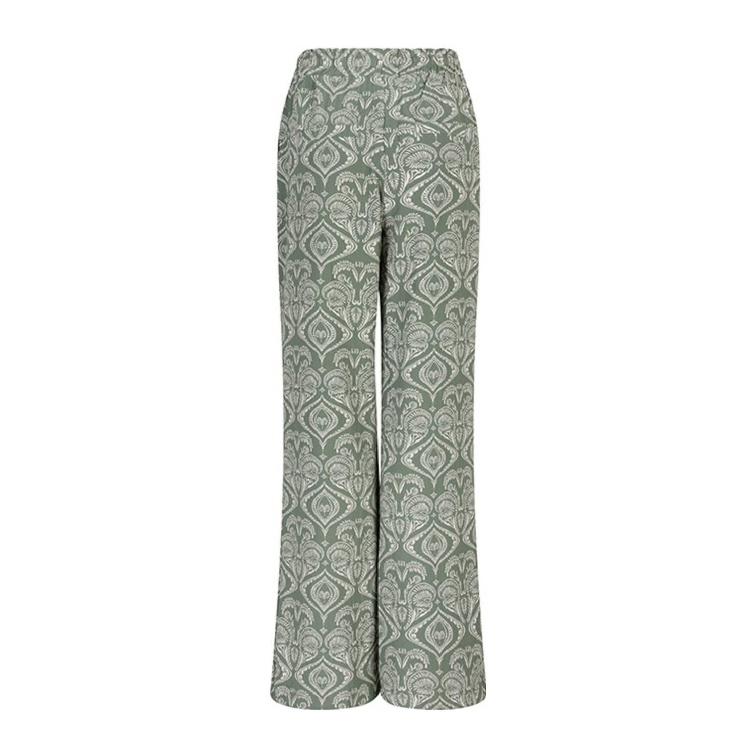 Lofty Manner straight high waist broek groen