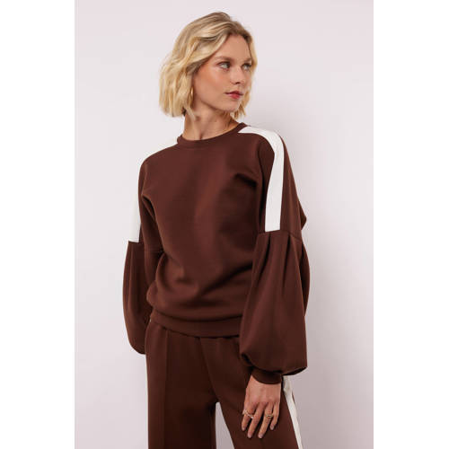 FLURESK sweater bruin afbeelding