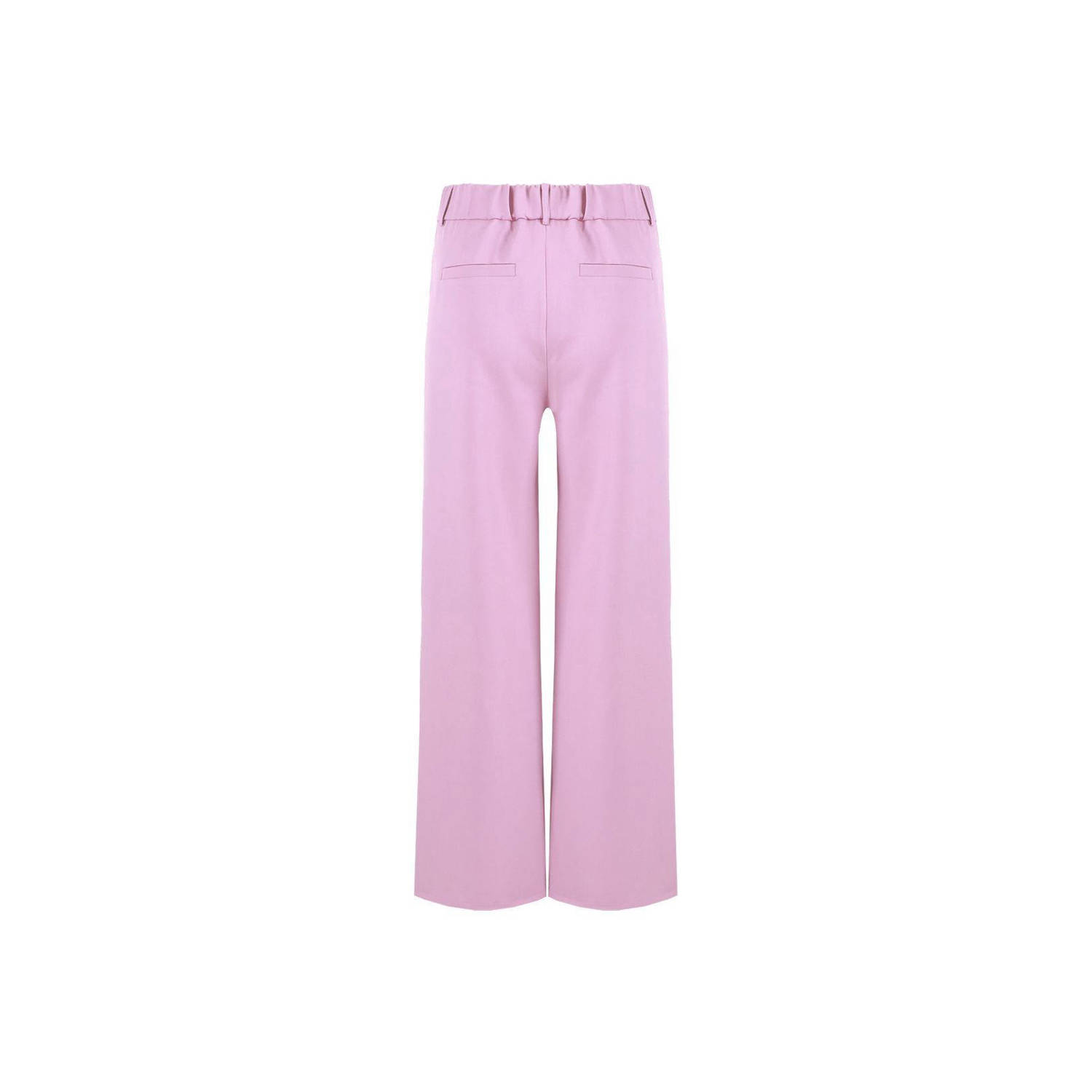FLURESK straight high waist pantalon lila