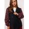 FLURESK regular blazer zwart