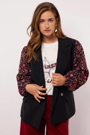 regular blazer zwart