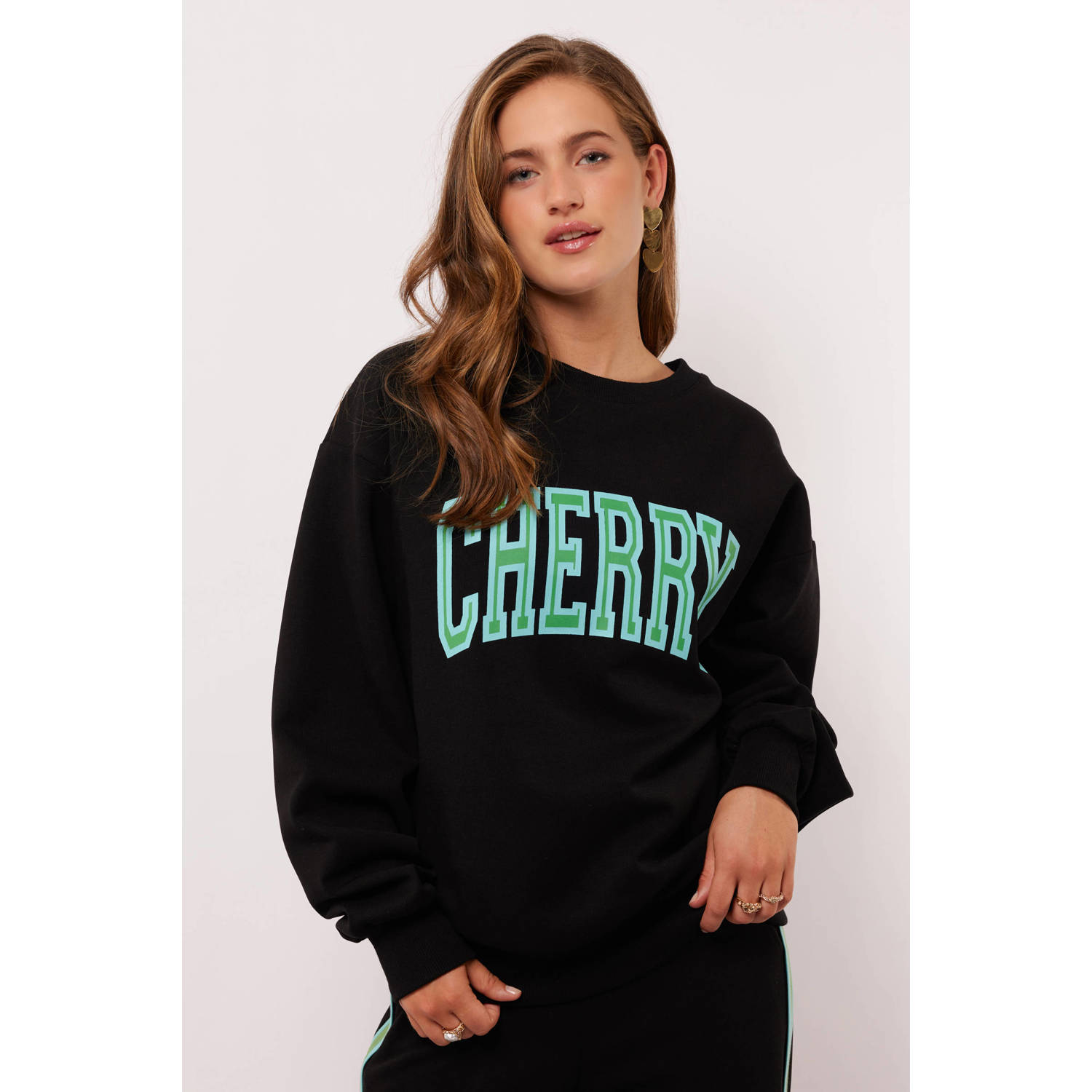 FLURESK sweater zwart