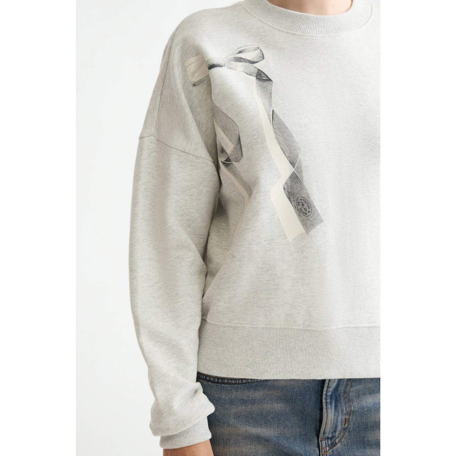 Scotch & Soda sweater lichtgrijs