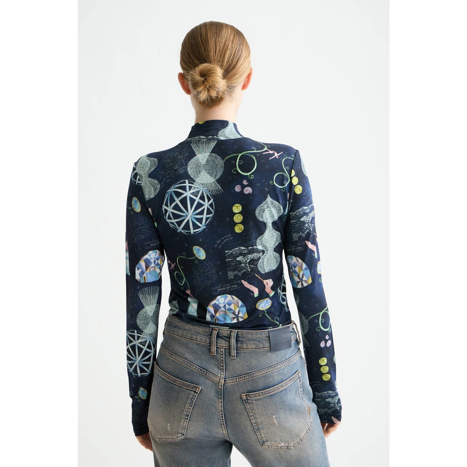 Scotch & Soda top donkerblauw