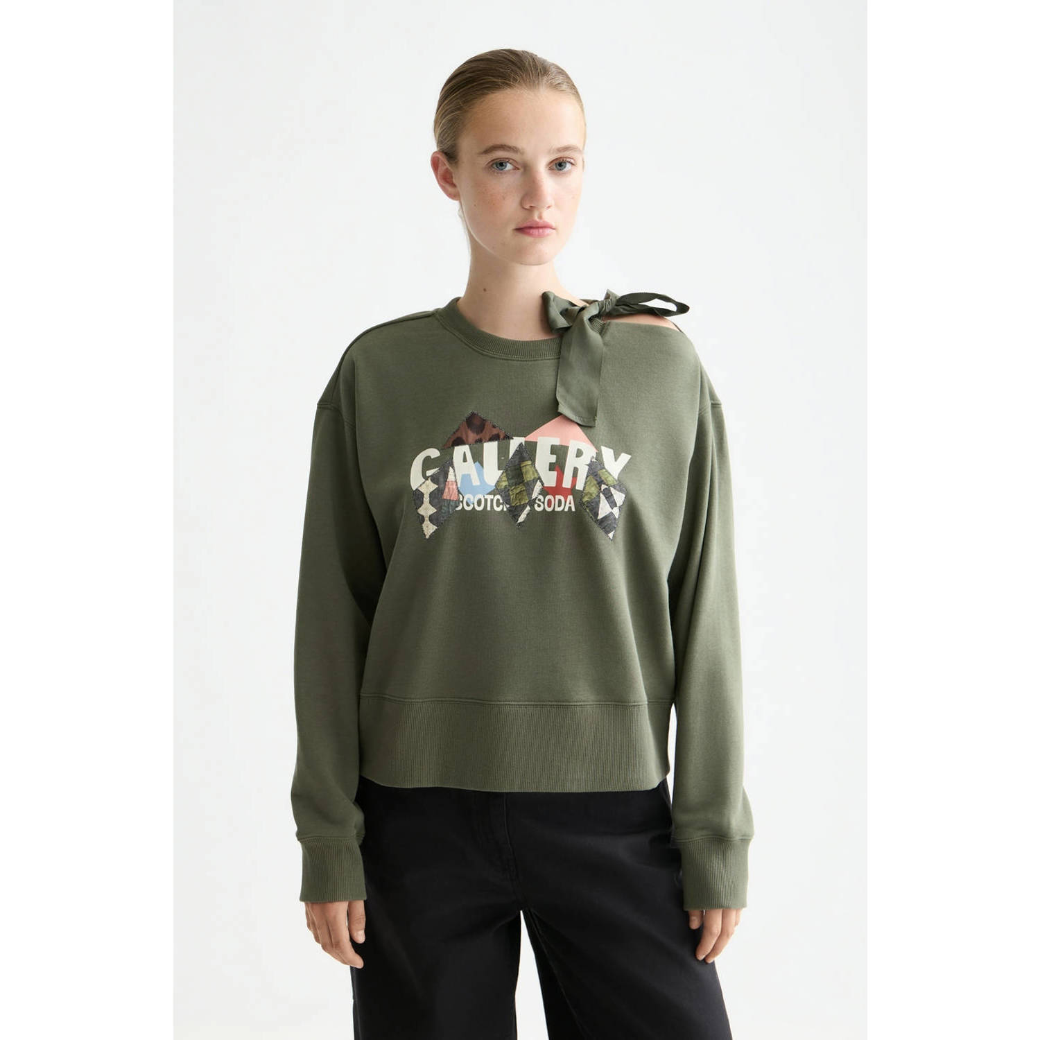 Scotch & Soda sweater groen
