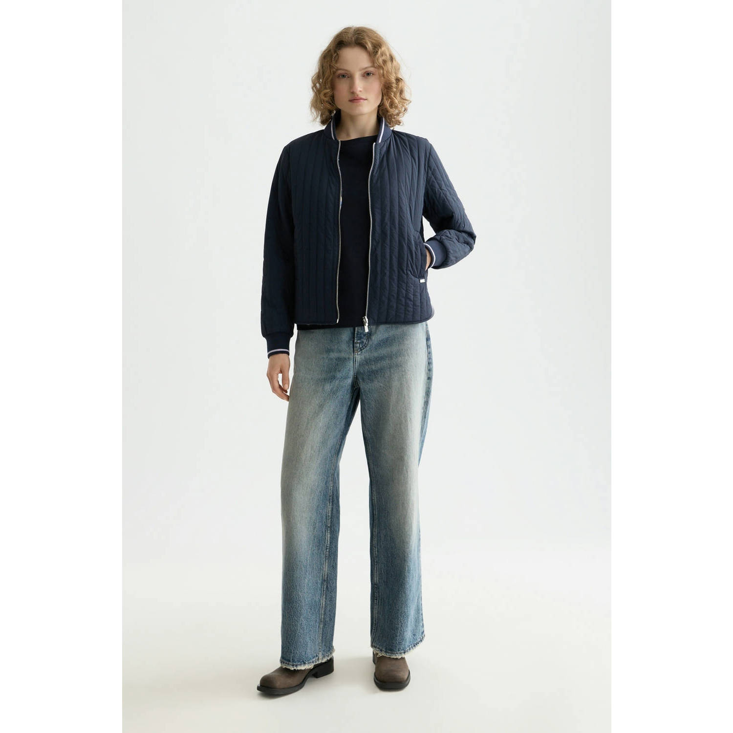 Scotch & Soda bomberjack donkerblauw