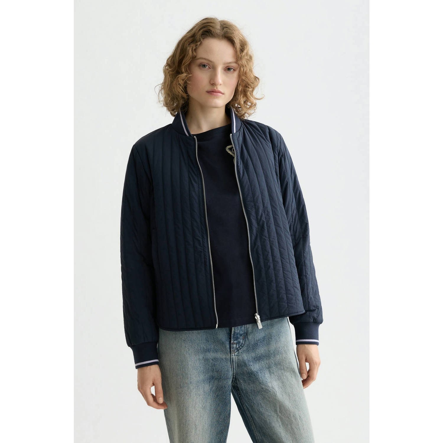 Scotch & Soda bomberjack donkerblauw