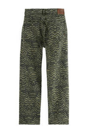 thumbnail: Scotch & Soda straight leg jeans donkergroen