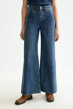 wide leg jeans medium blue
