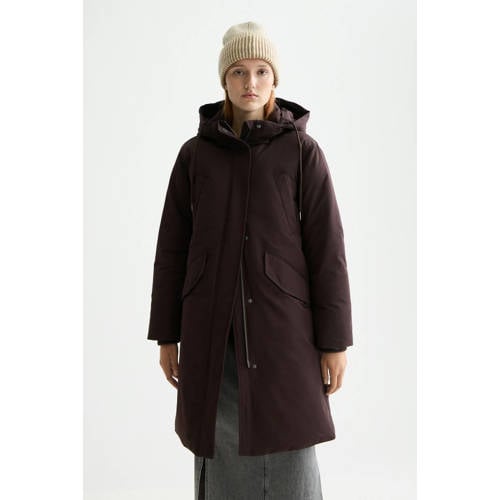 Scotch & Soda gewatteerde jas donkerbruin afbeelding