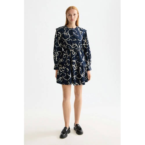 Scotch & Soda A-lijn jurk donkerblauw afbeelding