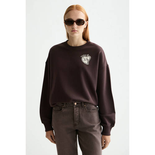 Scotch & Soda sweater donkerbruin afbeelding