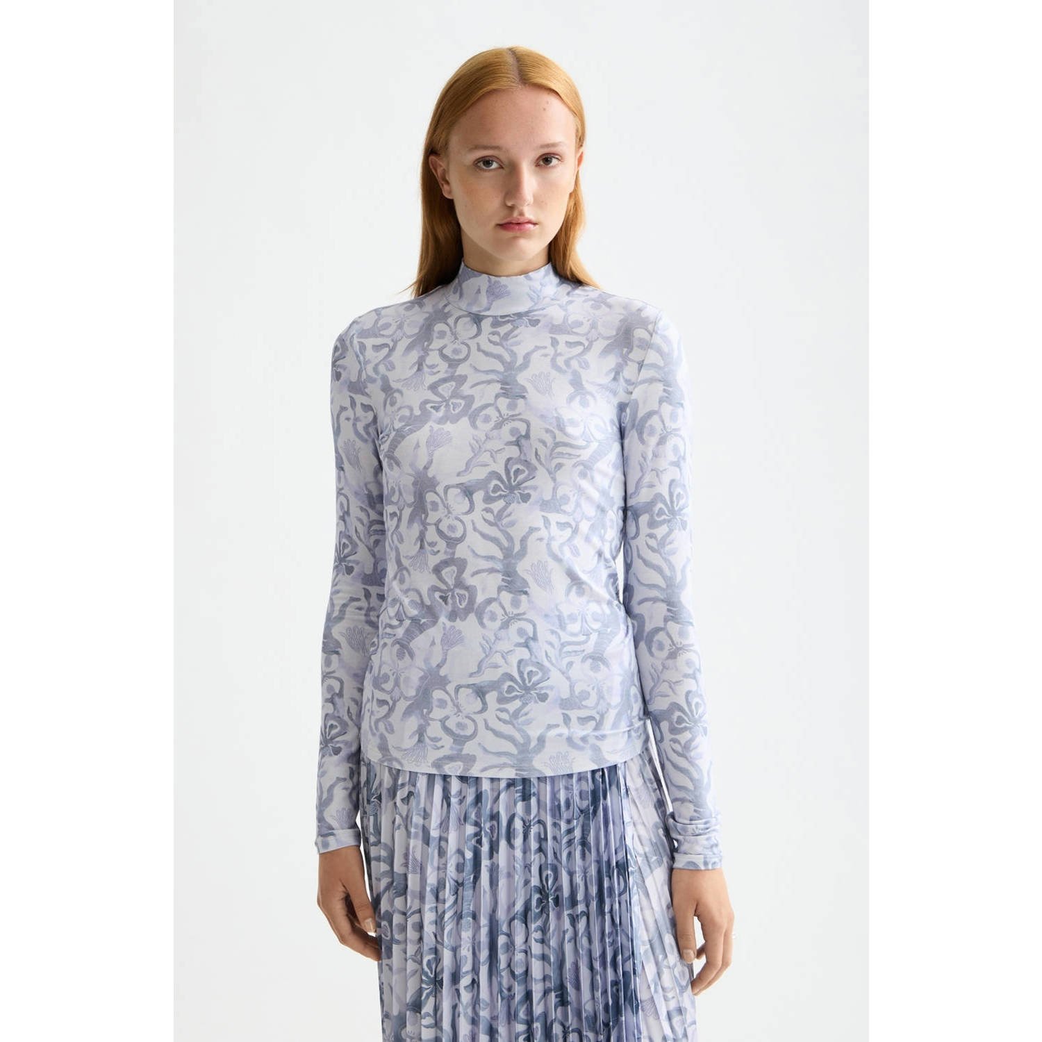 Scotch & Soda top lichtgrijs