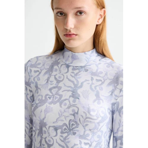 Scotch & Soda top lichtgrijs afbeelding