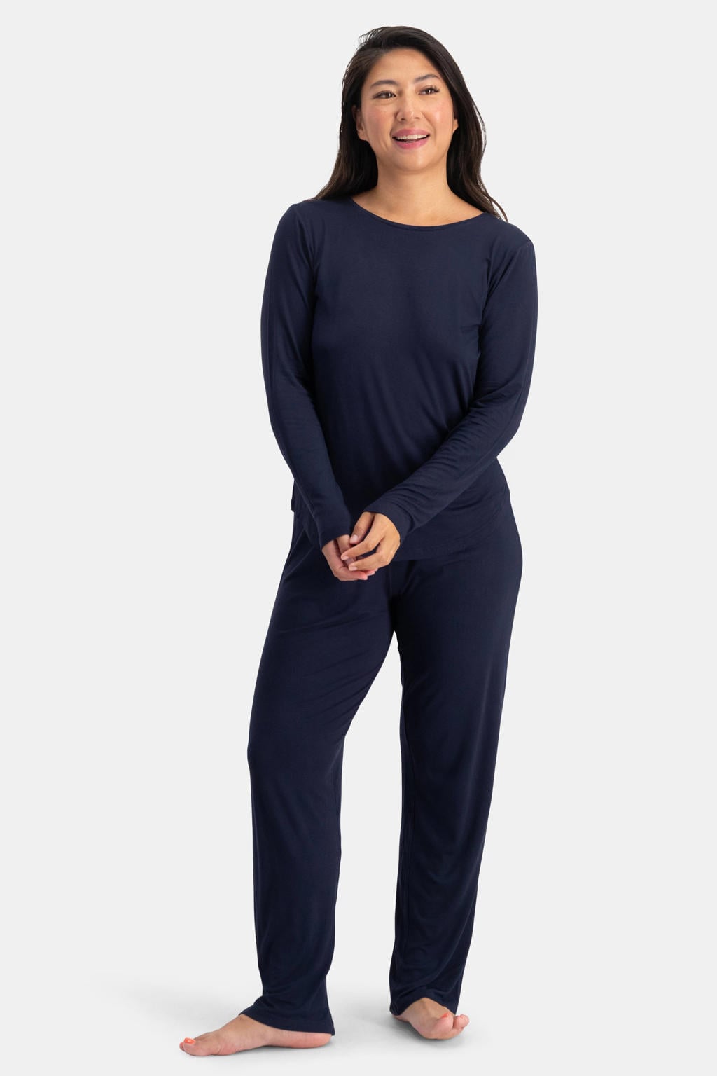 Bamboo Basics pyjama set Nina donkerblauw