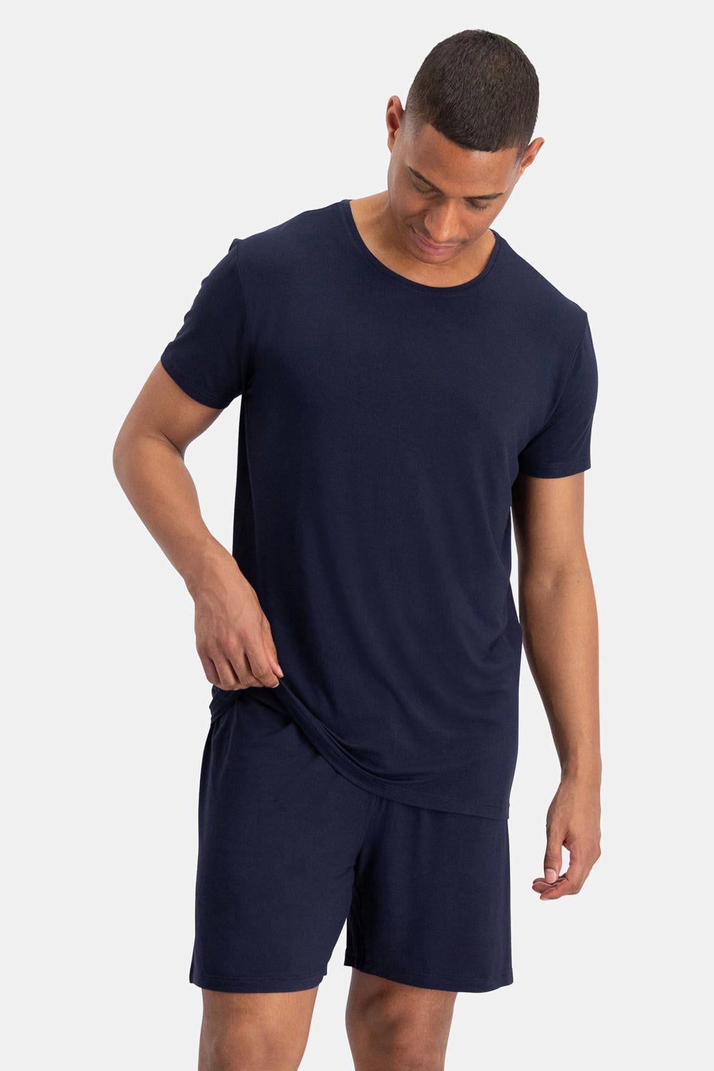 Bamboo Basics shortama Nolan donkerblauw