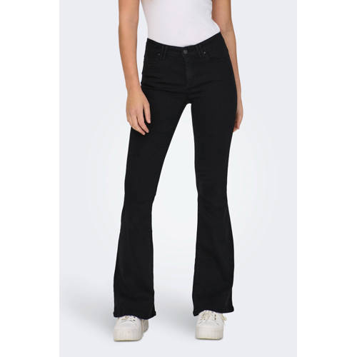 ONLY flared jeans zwart afbeelding