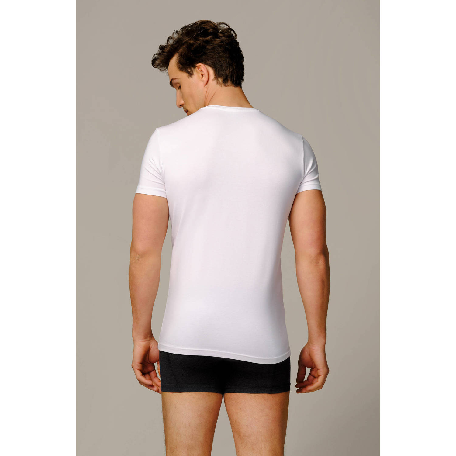 Bamigo ondershirt Smith (set van 2) wit