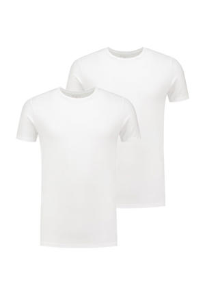 ondershirt Smith (set van 2) wit