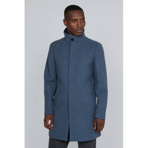 Matinique wollen manteljas blauw afbeelding