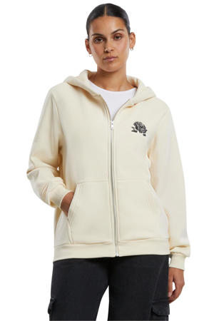vest met backprint beige
