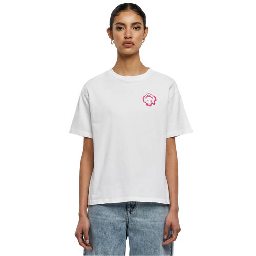 Miss Tee T-shirt met backprint wit afbeelding
