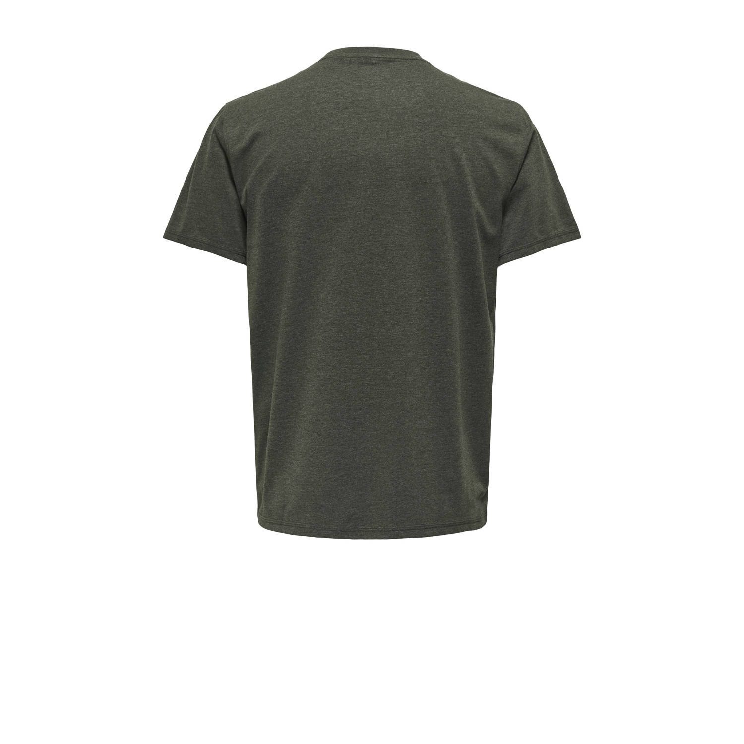 ONLY & SONS T-shirt donkergroen