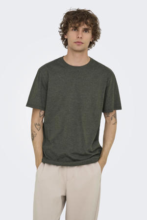 ONLY & SONS Men's Onsrobin Button Under Ls Stretch Shirt Long Sleeve, Cashmere Blue, L : Buy Online at Best Price in KSA - Souq is now