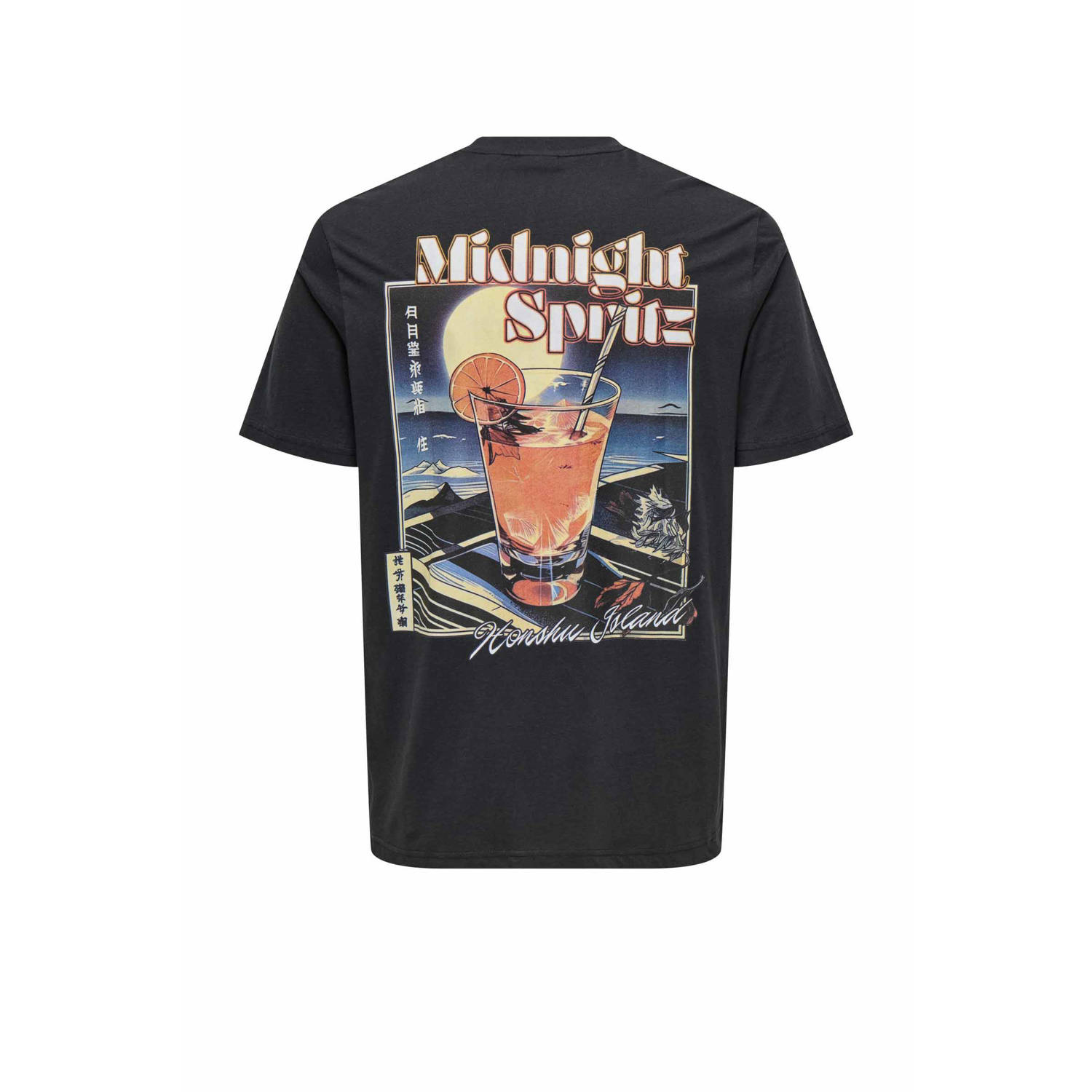 ONLY & SONS T-shirt zwart