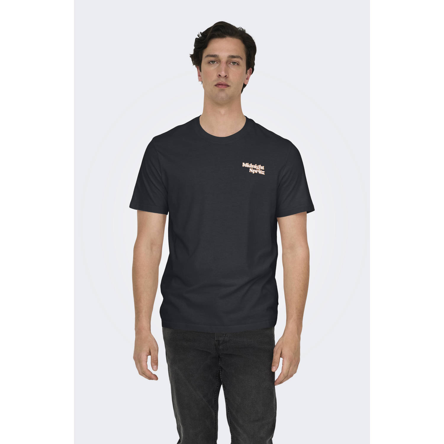 ONLY & SONS T-shirt zwart