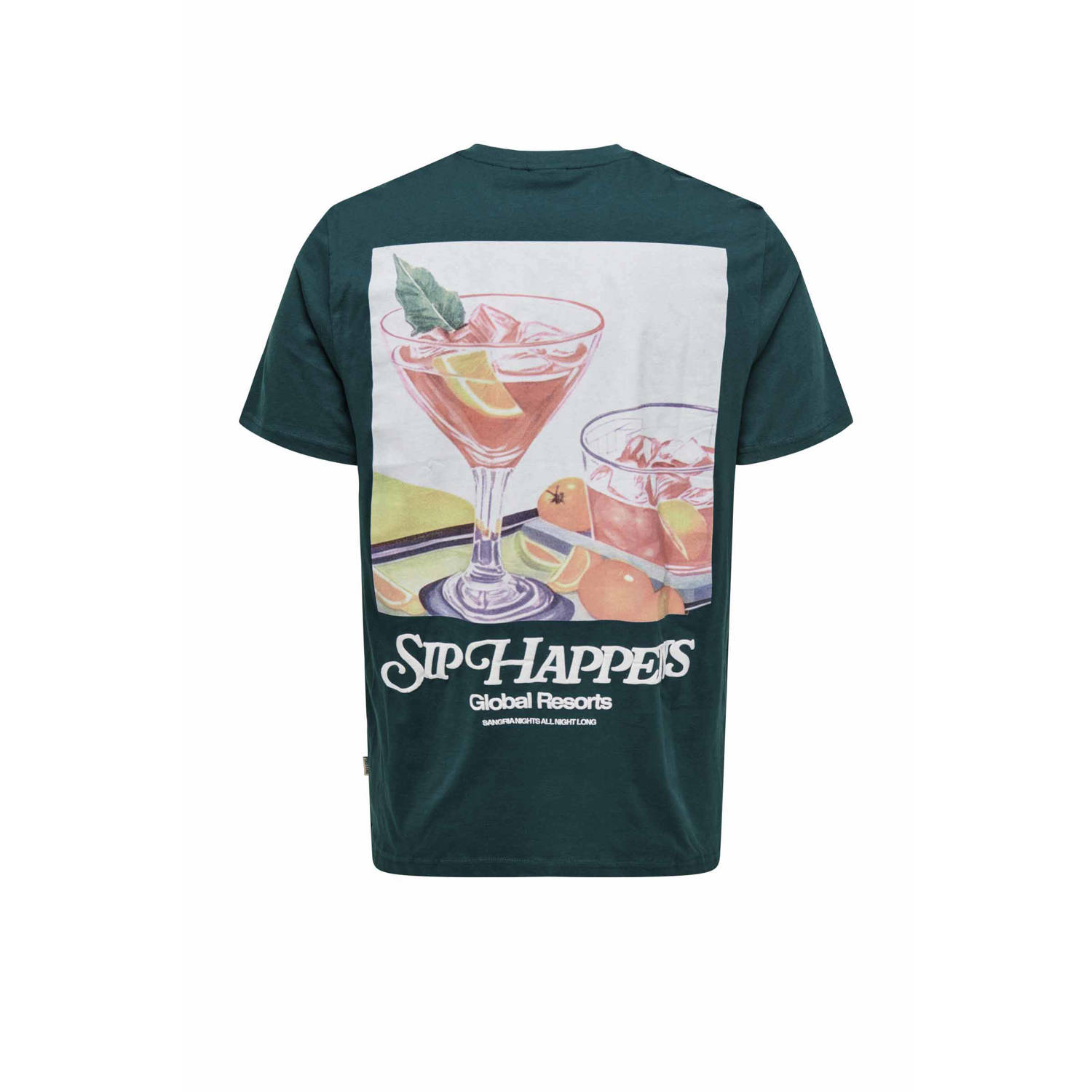 ONLY & SONS T-shirt petrol