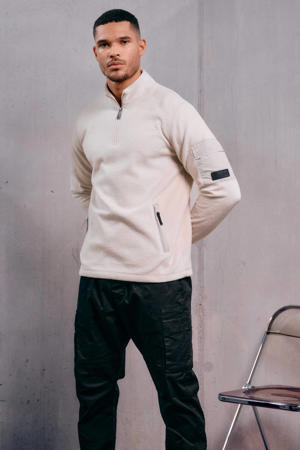 fleece sweater beige