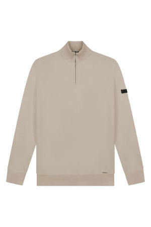 trui fijn gebreid beige