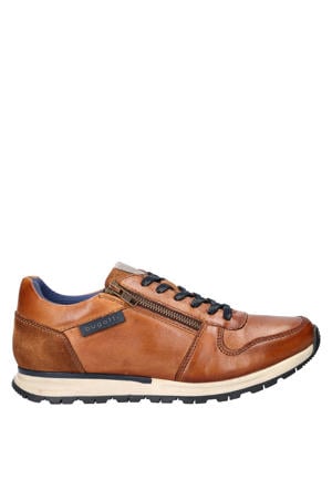 leren sneakers cognac