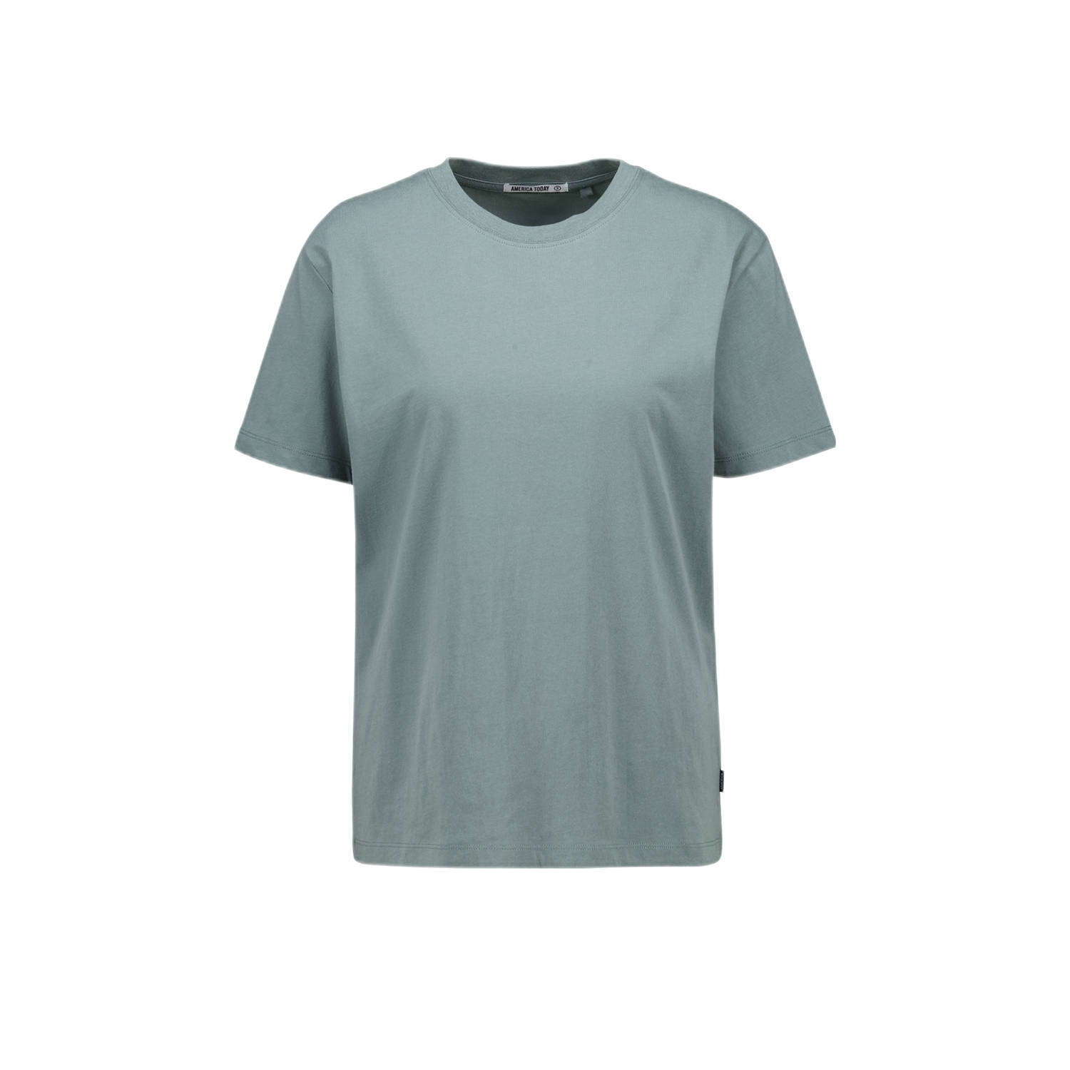 America Today T-shirt grijsblauw