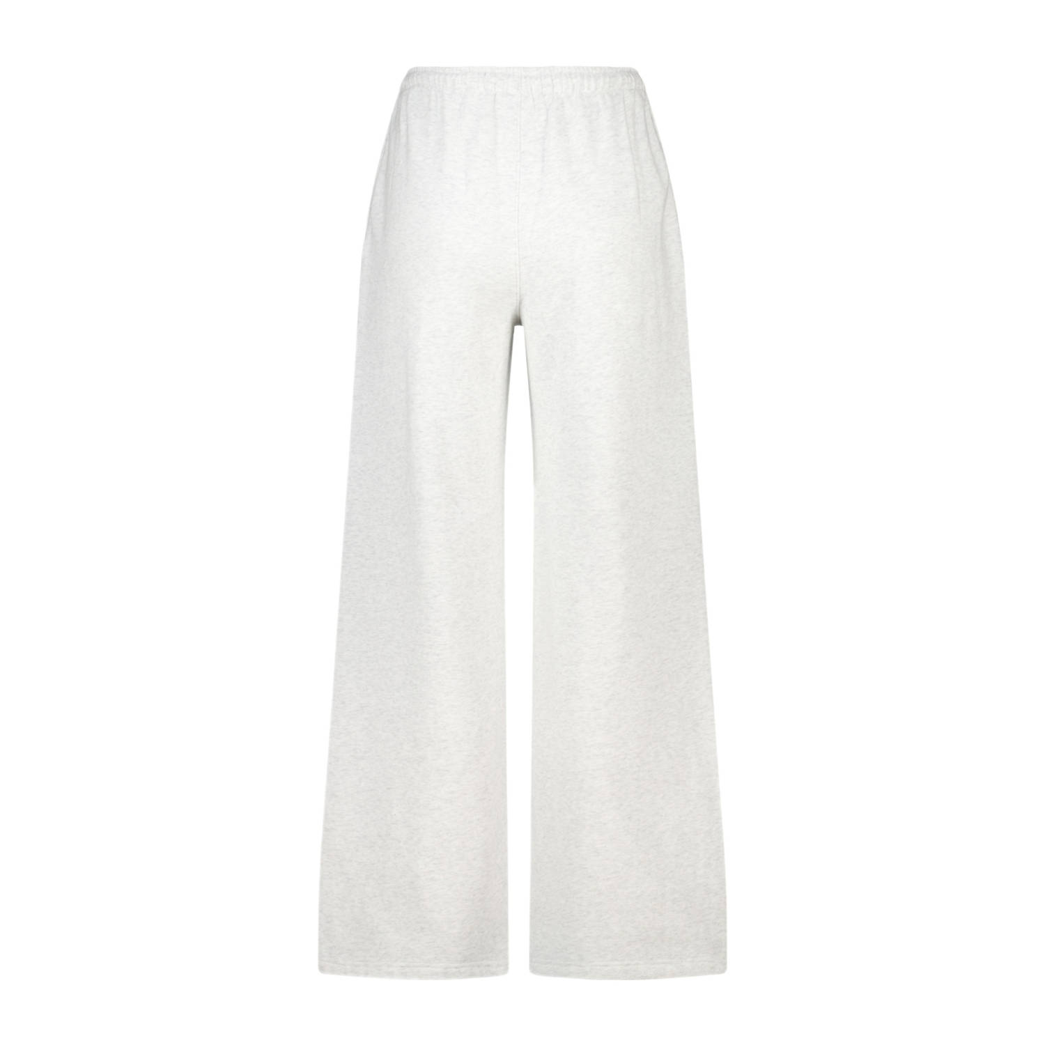 America Today wide leg regular waist sweatpant lichtgrijs