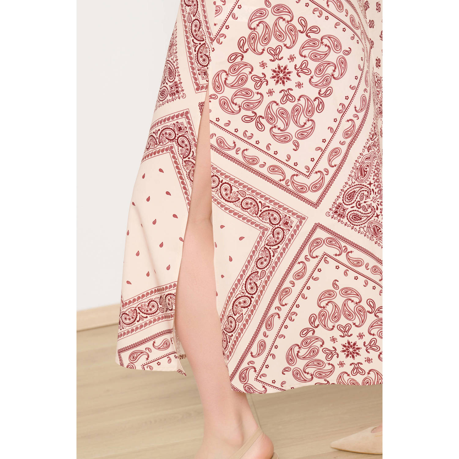 LOLALIZA maxi jurk rood