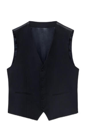 gilet donkerblauw