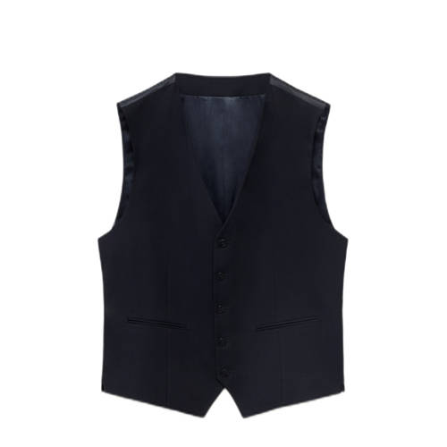 Mango Man gilet donkerblauw afbeelding