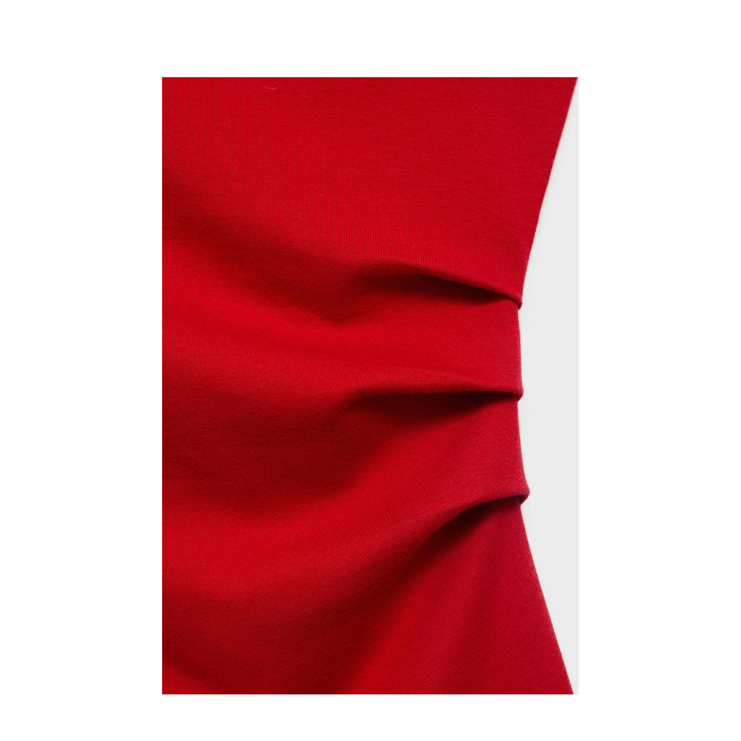 Mango off shoulder jurk rood