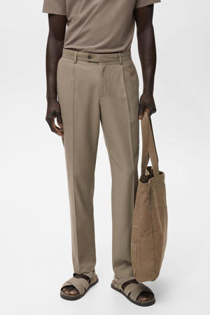 tapered pantalon bruin