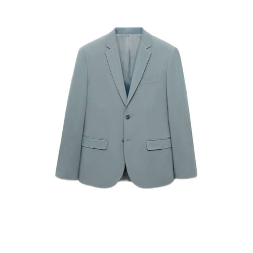 Mango Man colbert turquoise afbeelding